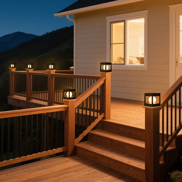 Solar LED lawn light: impermeabile, illuminazione esterna versatile