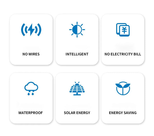 Solar LED lights: waterproof, outdoor garden decor lamp