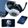 Wireless gaming headset RGB light for PS4 PC laptop
