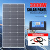 3000 W Pannello solare monocristallino ad alta efficienza – Power bank resistente e impermeabile