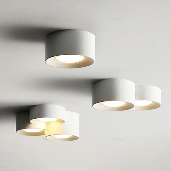 Luminaire de plafond LED - Métal, moderne pour chambre/salon