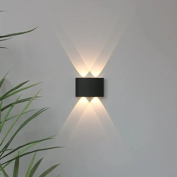 Waterproof LED wall light - IP65 indoor/outdoor garden lighting