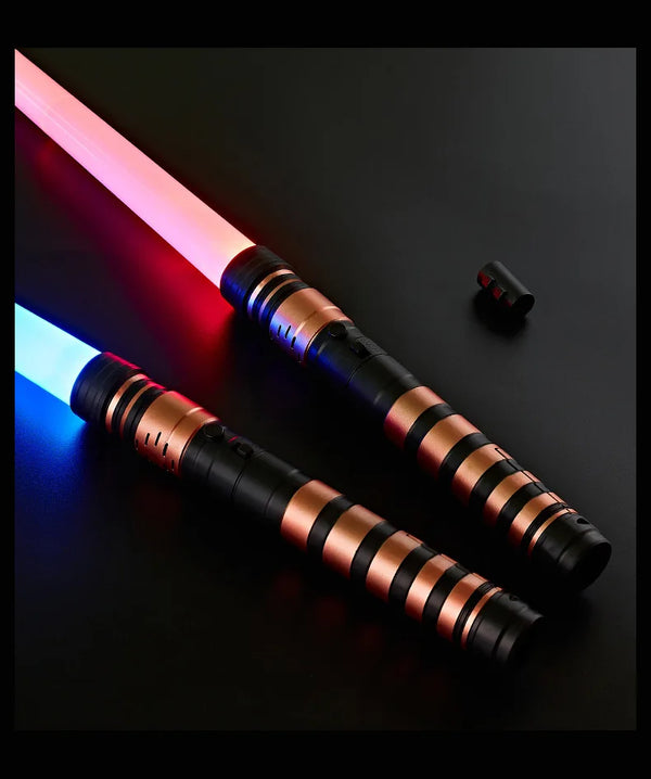 Spada laser giocattolo - 2 in 1, LED a 7 colori, spada luminosa di 75cm