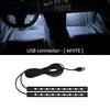 LED luce per piedi auto - USB, atmosfera neon