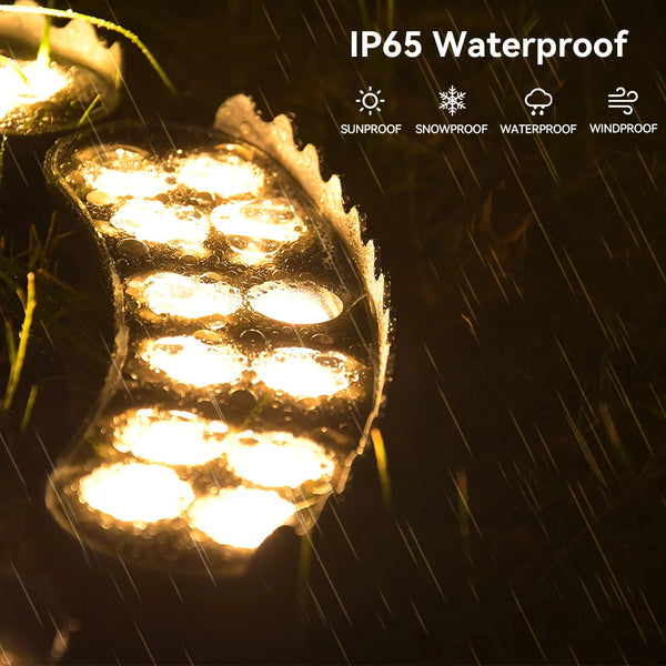 LED luci da giardino: IP65 impermeabile, proiezione notturna