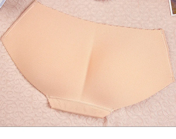 Seamless push-up butt lifter panties – Lace-trimmed shaping underwear