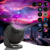 Star projector LED lamp - kids bedroom night light, 12 discs included