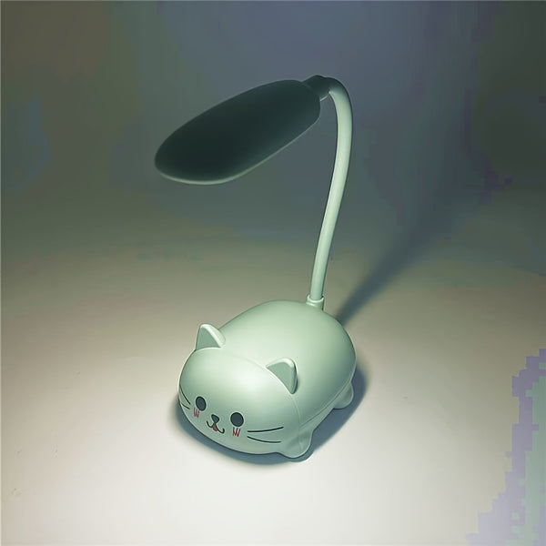 Cat LED night light - USB adjustable, kid-friendly