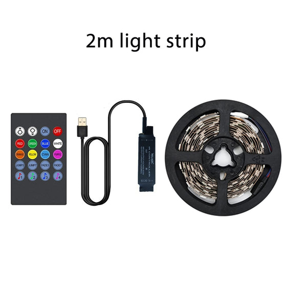 Music sync RGB LED TV backlight - USB powered