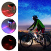 LED fanali posteriori impermeabili per bicicletta per sicurezza laser