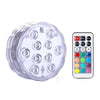 Lumières LED submersibles étanches IP68, multicolores