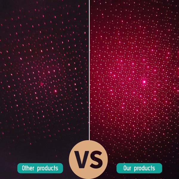 LED car roof star projector - USB ambient lighting