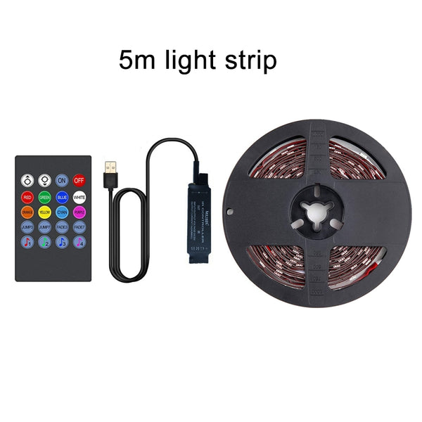 Music sync RGB LED TV backlight - USB powered
