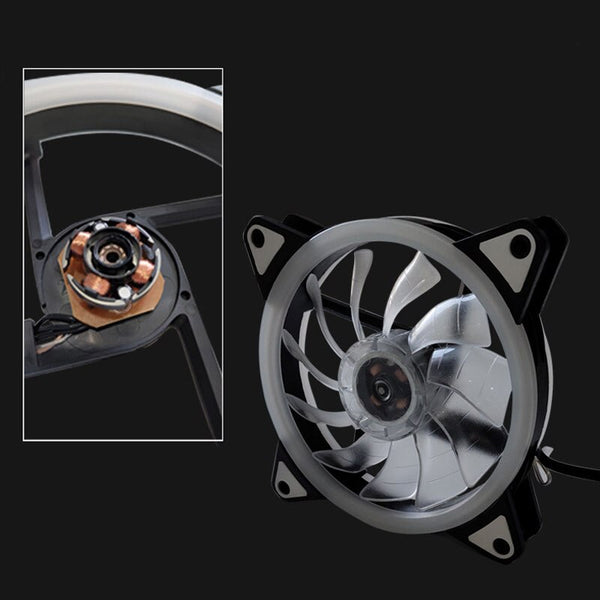 RGB LED silent computer case