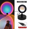 LED zonsondergang projectorlamp - regenboogsfeer