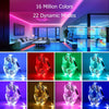 Smart LED strip lights - 50/100ft, contrôlées par application, synchronisation musicale