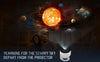 Star projector lamp - LED bedroom planetarium with 12 discs