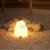 LED pear night light - multicolor, rechargeable for kids