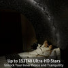 Star projector LED lamp - kids bedroom night light, 12 discs included