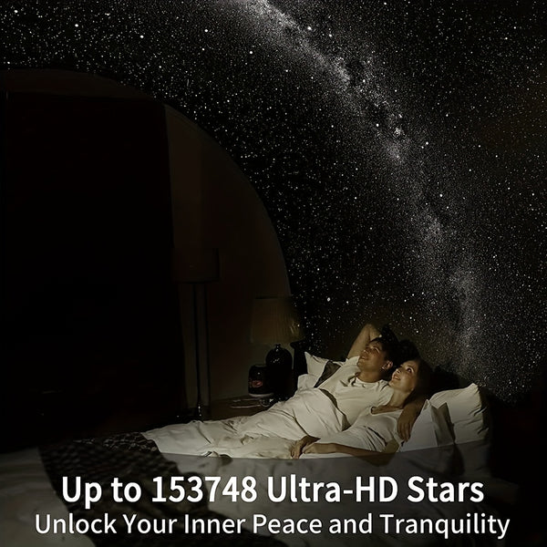 Star projector LED lamp - kids bedroom night light, 12 discs included