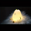 LED pear night light - multicolor, rechargeable for kids