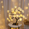 Rose tree LED night light - USB powered, perfect for decor