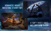 Star projector lamp - LED bedroom planetarium with 12 discs