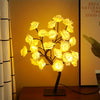 Rose tree LED night light - USB powered, perfect for decor