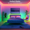 Smart LED strip lights - 50/100ft, contrôlées par application, synchronisation musicale
