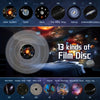Star projector lamp - LED bedroom planetarium with 12 discs