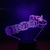Gaming 3d LED night light - Game rifle decor, perfect gift