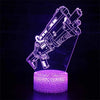 Gaming 3d LED night light - Game rifle decor, perfect gift