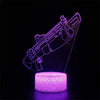Gaming 3d LED night light - Game rifle decor, perfect gift