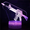 Gaming 3d LED night light - Game rifle decor, perfect gift