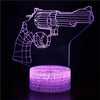 Gaming 3d LED night light - Game rifle decor, perfect gift