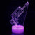 Gaming 3d LED night light - Game rifle decor, perfect gift