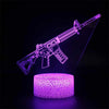 Gaming 3d LED night light - Game rifle decor, perfect gift
