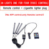 RGB LED car light - USB sync with music
