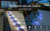 Solar LED outdoor lights: waterproof, garden-friendly