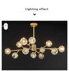Crystal chandelier pendant lights - luxury home decor, indoor lighting