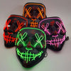 Halloween LED mask - Glow-in-dark for cosplay parties