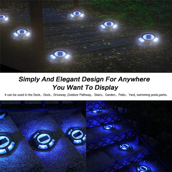 Solar LED outdoor lights: waterproof, garden-friendly