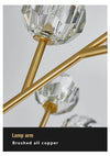 Crystal chandelier pendant lights - luxury home decor, indoor lighting