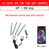 RGB LED car light - USB sync with music