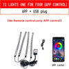 RGB LED car light - USB sync with music