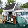 ASUNERGE 100–600 W Flexible Monocrystalline Solar Panel – Waterproof, Bendable Power for RV & Boat