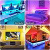 RGB LED strip - USB Bluetooth, flexible for TV/room backlighting