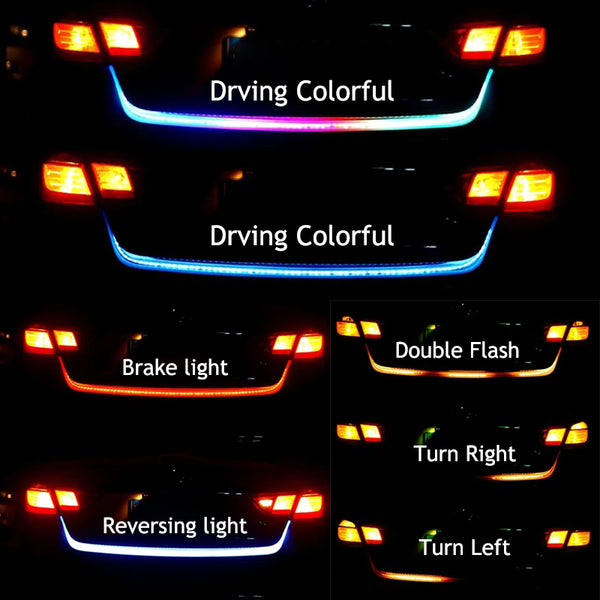 LED car tail strip light - dynamic 120cm 12V signal