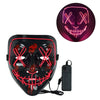 Halloween LED mask - Glow-in-dark for cosplay parties