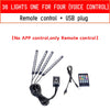 RGB LED car light - USB sync with music